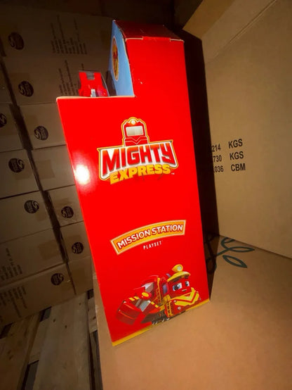 Playset de Trenes Mighty Express Mission Station
