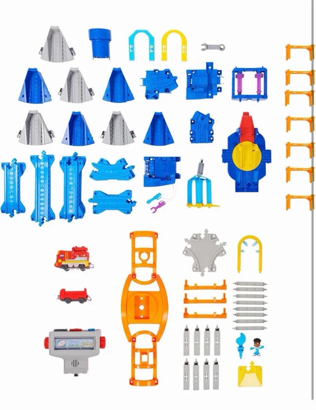 Playset de Trenes Mighty Express Mission Station