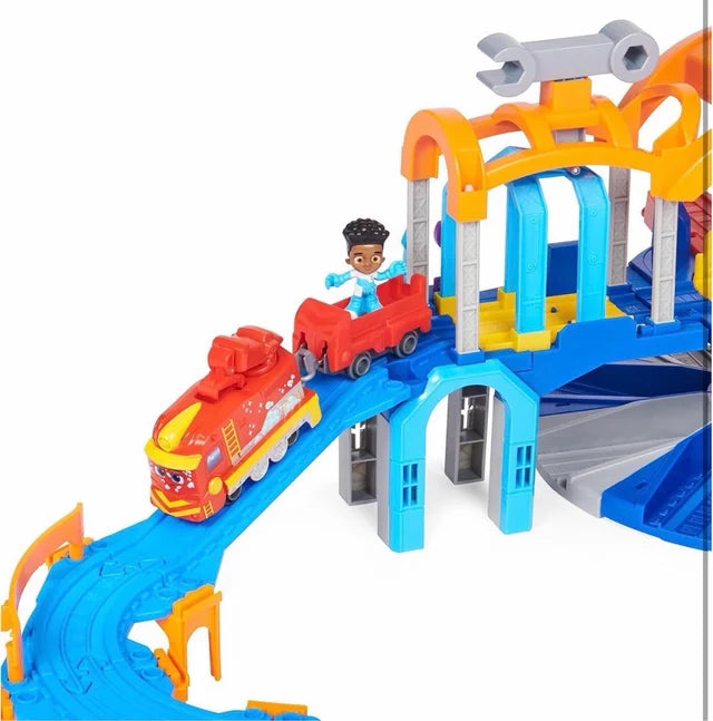 Playset de Trenes Mighty Express Mission Station