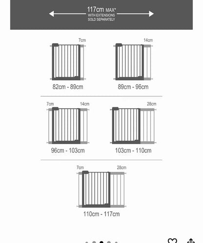 7cm Universal Safety Barrier Extension NEW