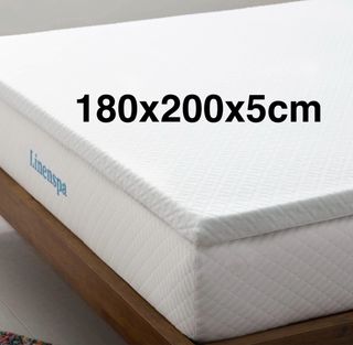 Topper Viscoelástico Linenspa (180 x 200 x 5 cm)