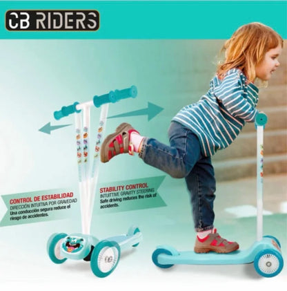 Patinete Infantil de 3 Ruedas CB Riders – Edición Personalizable