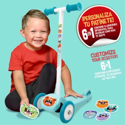Patinete Infantil de 3 Ruedas CB Riders – Edición Personalizable