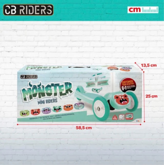 Patinete Infantil de 3 Ruedas CB Riders – Edición Personalizable