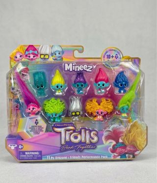 Pack de Figuras Coleccionables Trolls Band Together: Brozone + Friends (Mineez)