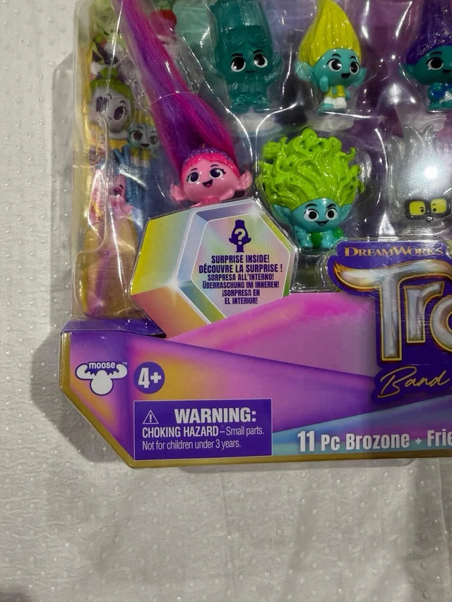 Pack de Figuras Coleccionables Trolls Band Together: Brozone + Friends (Mineez)