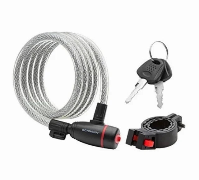 Candado de Cable de Acero de Alta Resistencia Schwinn – 1,8 m