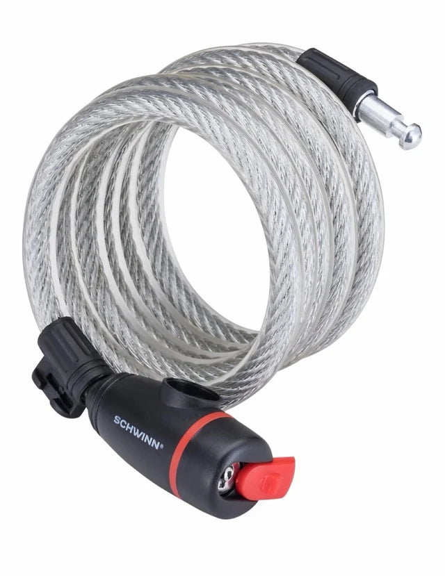 Candado de Cable de Acero de Alta Resistencia Schwinn – 1,8 m