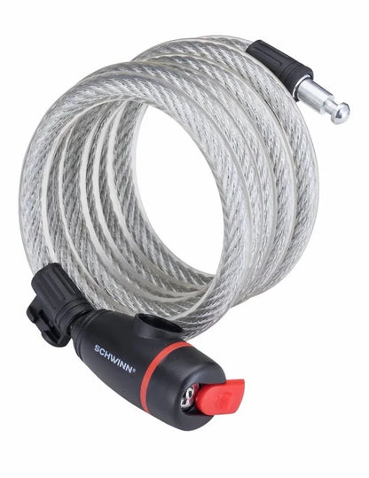 Candado de Cable de Acero de Alta Resistencia Schwinn – 1,8 m