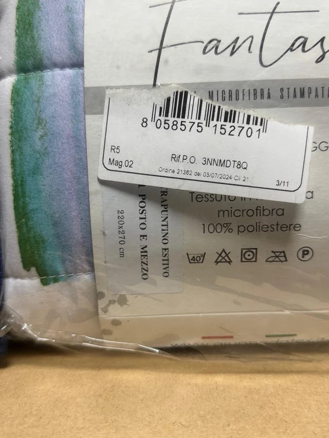 Colcha de Verano de Microfibra Fantasy – Multicolor (220 × 270 cm)
