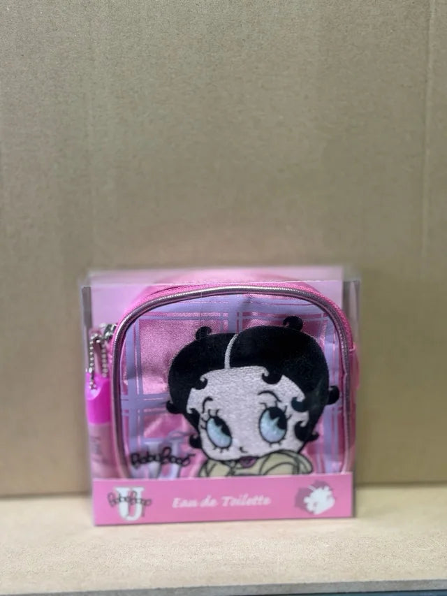 Set de Regalo Infantil Betty Boop – Eau de Toilette, Brillo de Labios y Neceser