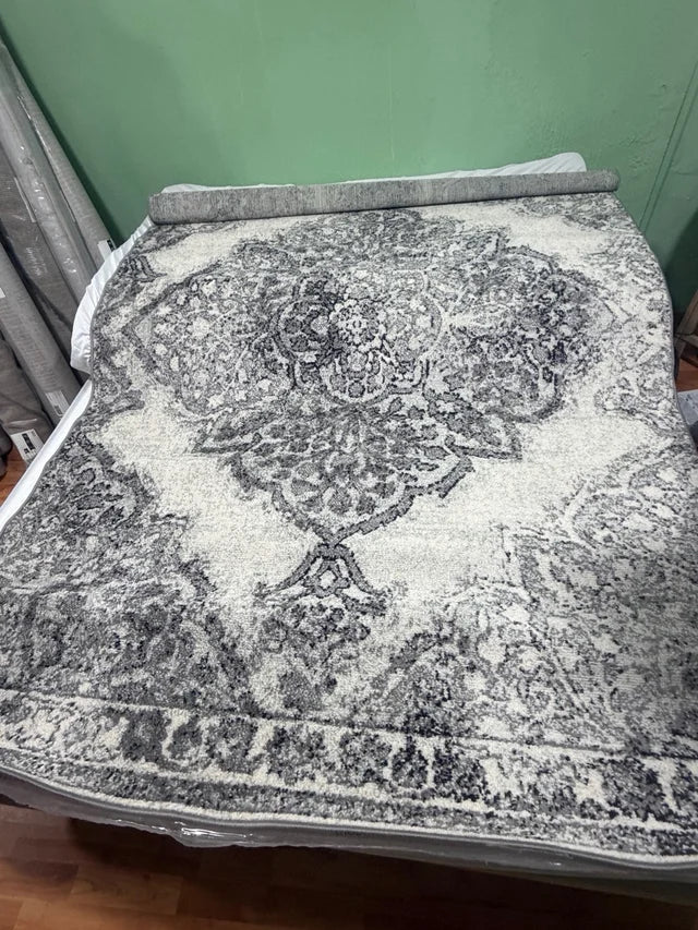 Alfombra Vintage nuLOOM Rosendo Gris (150 x 225 cm)