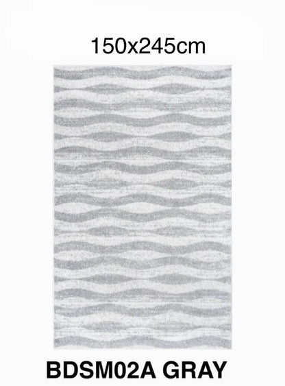 Alfombra Moderna Tristan con Diseño Ondulado (150 x 245 cm)