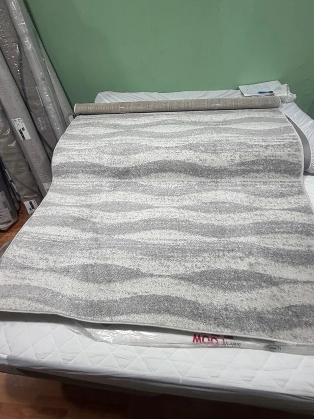 Alfombra Moderna Tristan con Diseño Ondulado (150 x 245 cm)