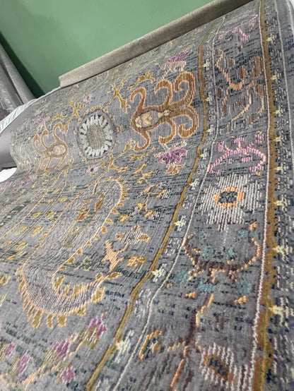 Alfombra Vintage nuLOOM Killian Gris (122 x 183 cm)