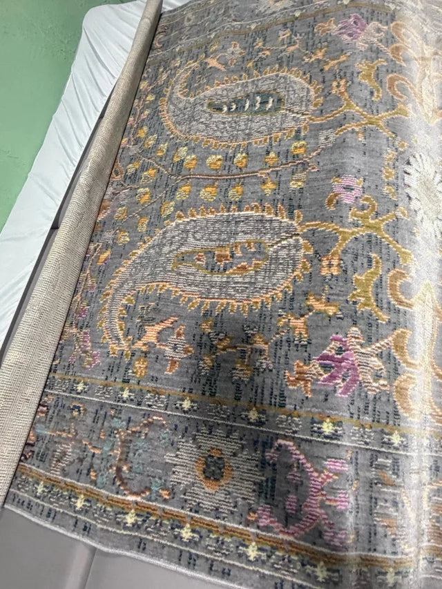 Alfombra Vintage nuLOOM Killian Gris (122 x 183 cm)