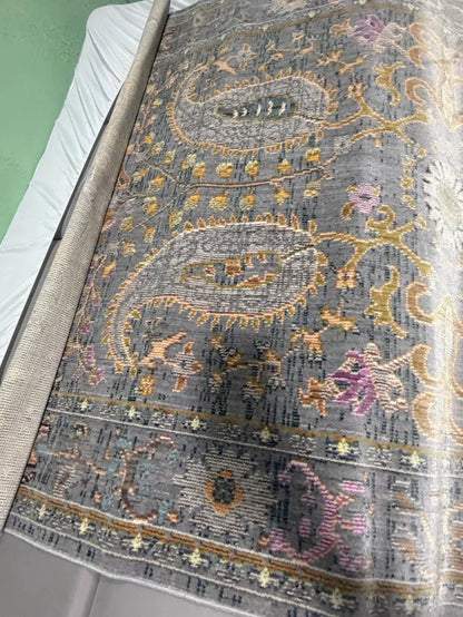 Alfombra Vintage nuLOOM Killian Gris (122 x 183 cm)
