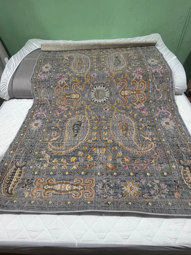 Alfombra Vintage nuLOOM Killian Gris (122 x 183 cm)