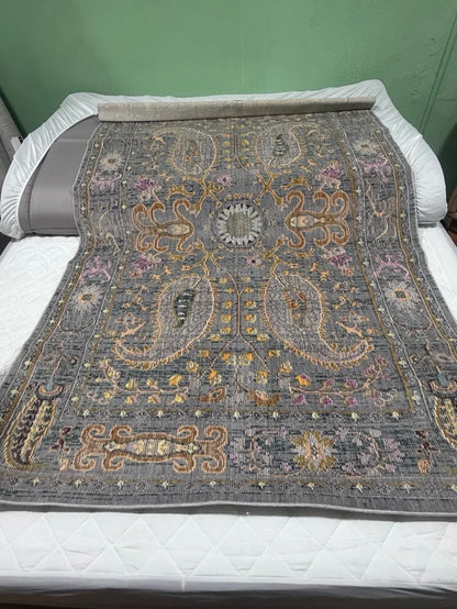 Alfombra Vintage nuLOOM Killian Gris (122 x 183 cm)