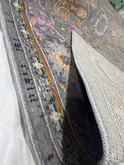 Alfombra Vintage nuLOOM Killian Gris (122 x 183 cm)