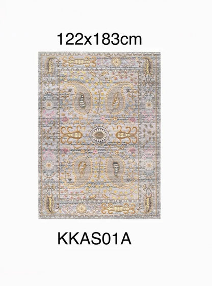Alfombra Vintage nuLOOM Killian Gris (122 x 183 cm)