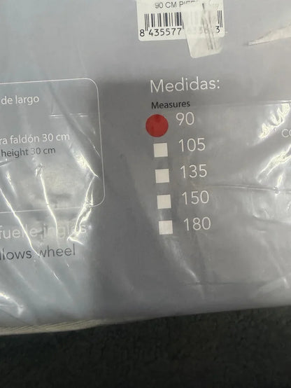 Cubre Canapé con Fuelle Inglés – Color Piedra (Cama de 90)