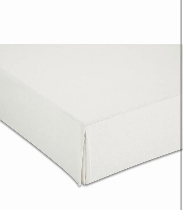 Cubre Canapé con Fuelle Inglés – Blanco (Cama de 90)