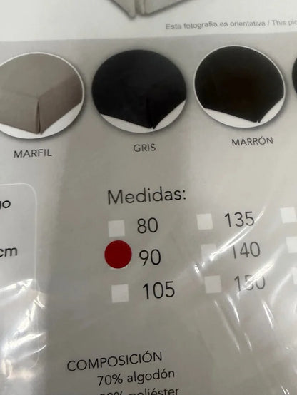 Cubre Canapé con Fuelle Inglés – Blanco (Cama de 90)
