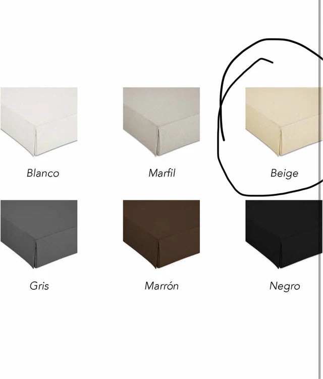 Cubre Canapé con Fuelle Inglés Martina Home (Modelo Canada) – Beige (Cama de 135)