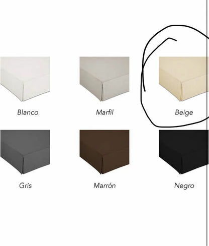 Cubre Canapé con Fuelle Inglés Martina Home (Modelo Canada) – Beige (Cama de 135)