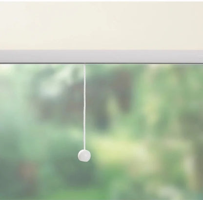 Estor Enrollable de Tracción Central Liedeco – Color Café Latte (100 × 130 cm)