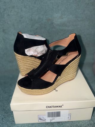 Espadrille Wedge Sandals size 39 NEW!