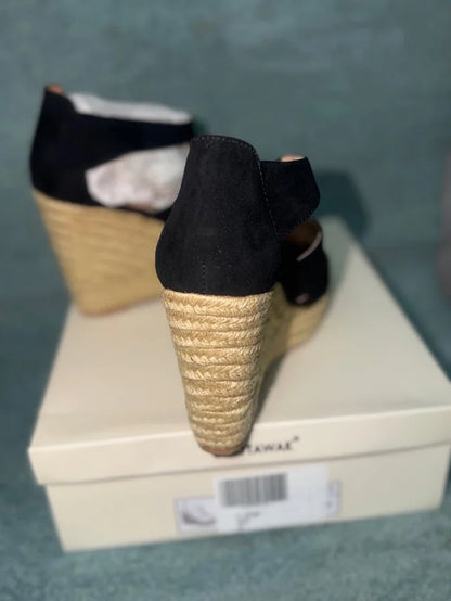 Espadrille Wedge Sandals size 39 NEW!