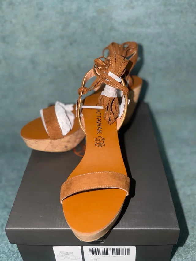 Camel Sandals 37 NEW!