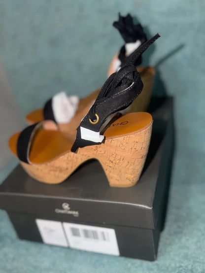 Black Sandals Size 37 NEW!