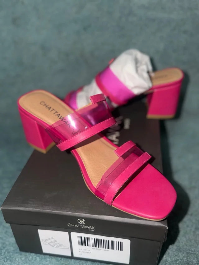 Fuchsia Sandals 41 NEW!