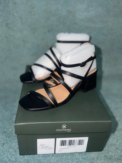 Black Sandals Size 36 NEW!