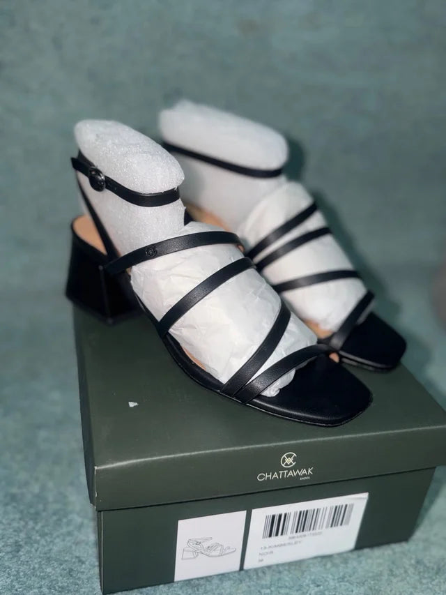 Black Sandals Size 36 NEW!