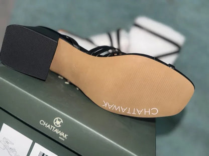 Black Sandals Size 36 NEW!
