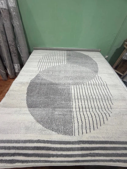 Alfombra Geométrica Abstracta Estilo Bohemio (160 x 215 cm)