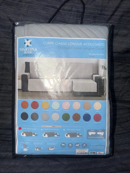Cubre Chaise Longue Acolchado Martina Home (Modelo Milano) – Reversible
