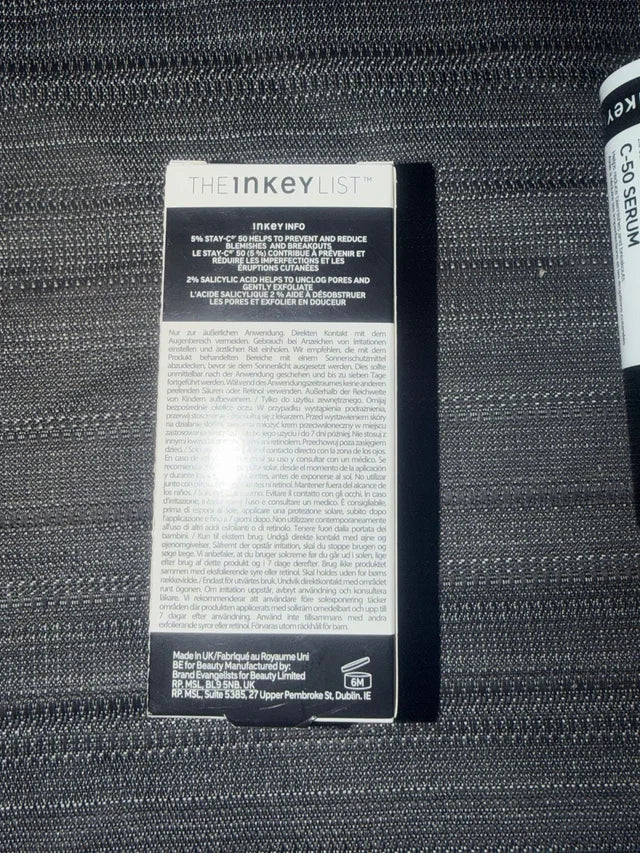 The INKEY List C-50 Serum NEW!